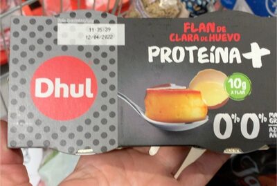 Flan de clara de huevo