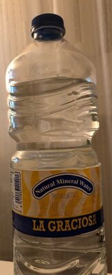 Agua mineral natural front packaging