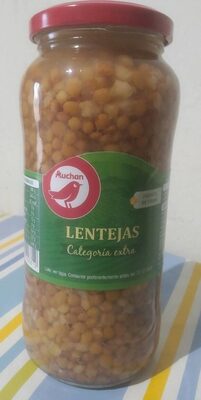 Lentejas categoría extra front packaging