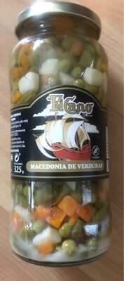 Macedonia de verduras front packaging