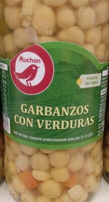 Garbanzos con verduras