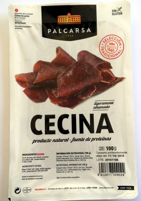 Cecina ligeramente ahumada