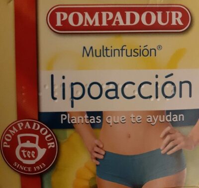 Pompadour multinfusión lipoacción front packaging