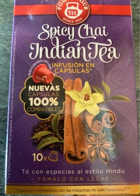 Spicy chai indian tea