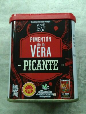 Pimentòn de la Vera picante front packaging