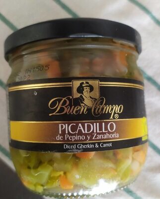 Picadillo pepinillo y zanahoria front packaging