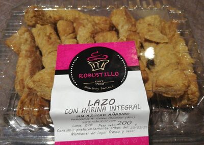 Lazo con harina integral