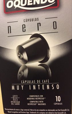 Capsule nero front packaging
