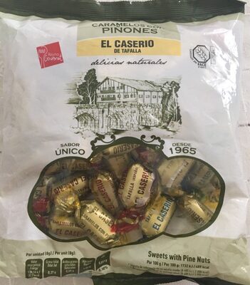 Caramelos con piñones