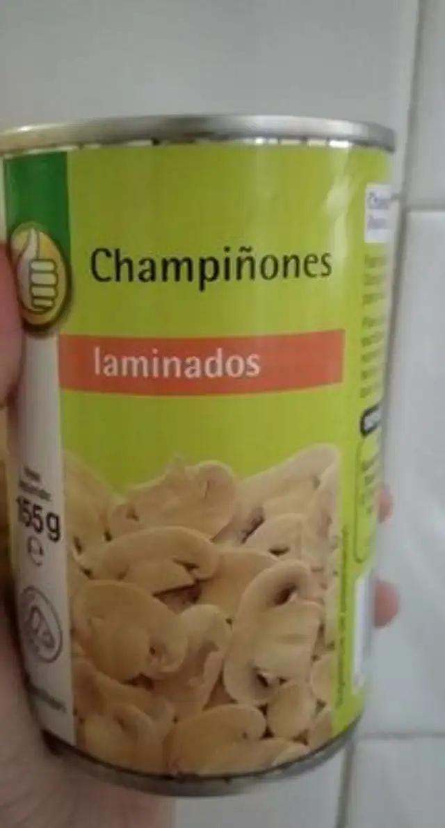Champiñones front packaging