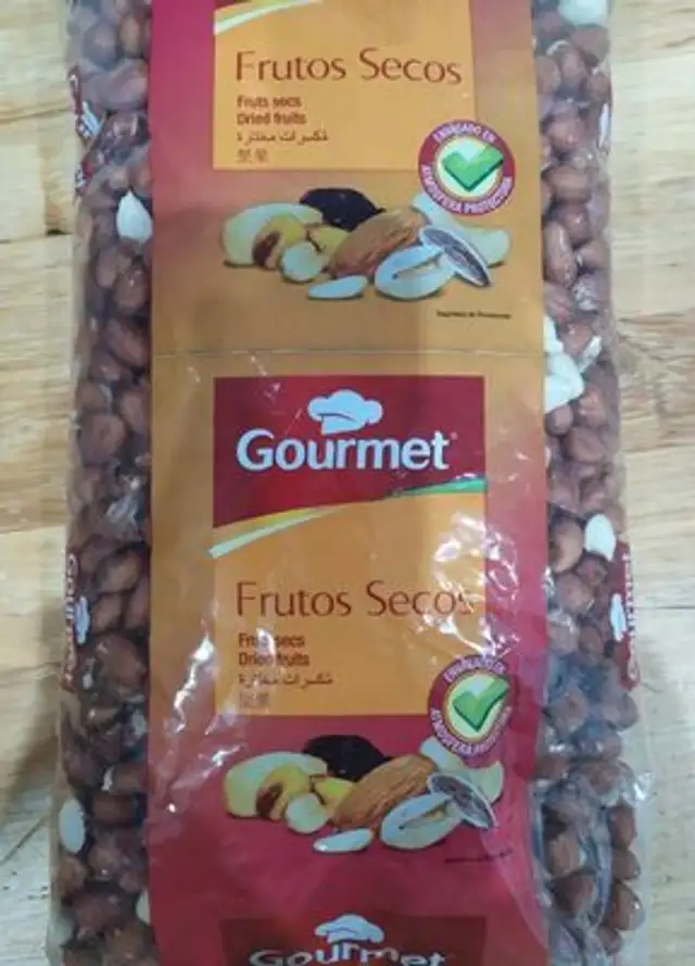 Cacahuete Jumbo con piel crudo front packaging