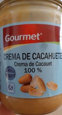crema de cacahuete front packaging