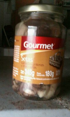 Setas variadas enteras y troceadas