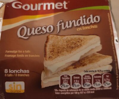 Queso Fundido en Lonchas