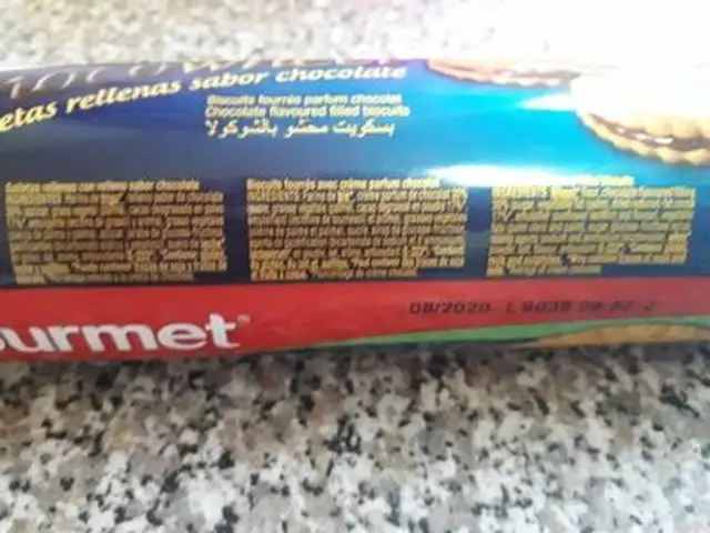 Chocowheel ingredients label