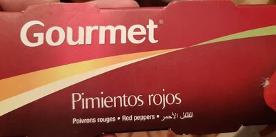 Pimientos rojos Gourmet front packaging