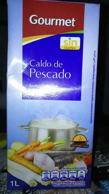 Caldo de pescado front packaging