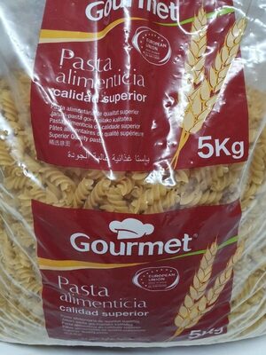 Pasta alimenticia espirales front packaging