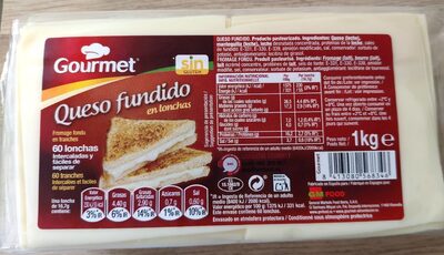 Queso fundido en Lonchas