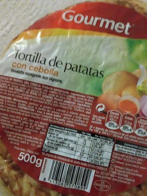 Tortilla de patates front packaging