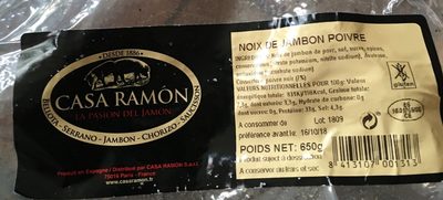 Noix de jambon poivre