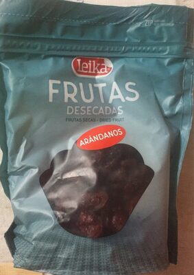 Frutas desecadas arándanos