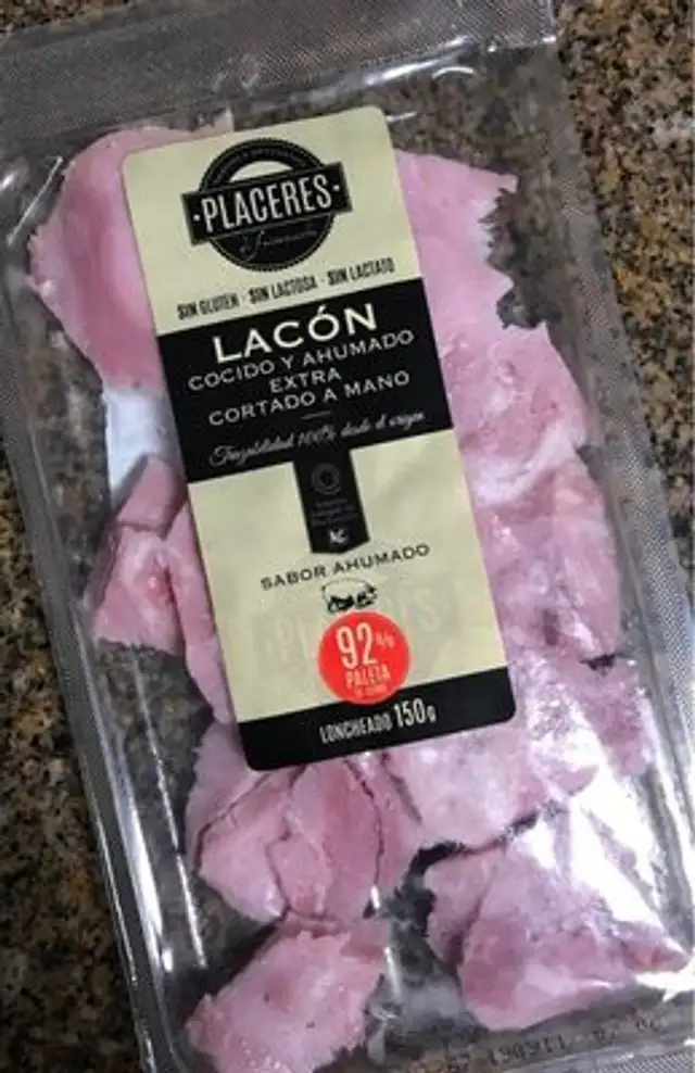 Lacón cocido y ahumado extra front packaging