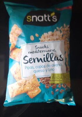 Semillas Pipas, copos de avena, queso y lino