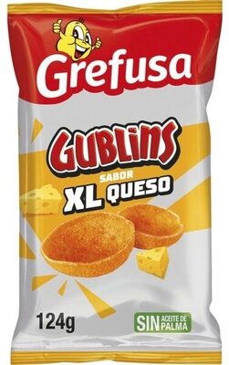 Gublins XL queso front packaging