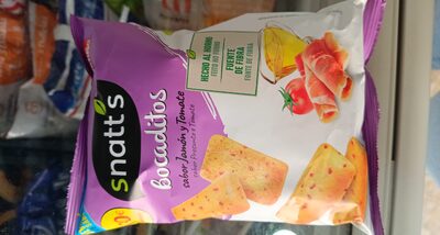 Snatts bocaditos jamón y tomate