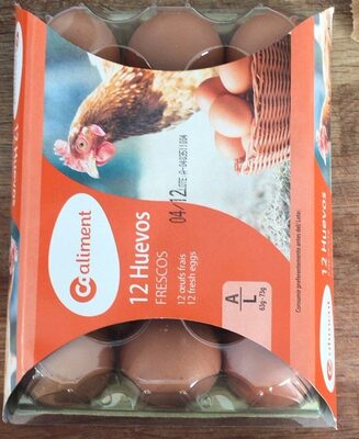 Huevos Frescos front packaging