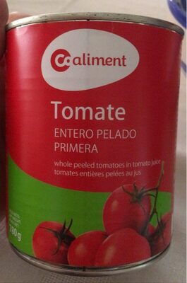 Tomate entero pelado primera