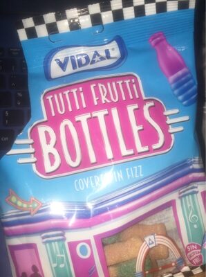 Tutti fruti bottles front packaging