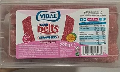 Sour belts strawberry