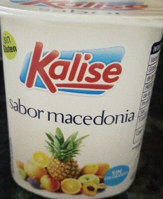 Yogur sabor macedonia