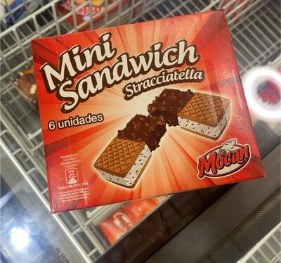 Mini sandwich etracciatella