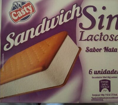 Sandwich sin lactosa