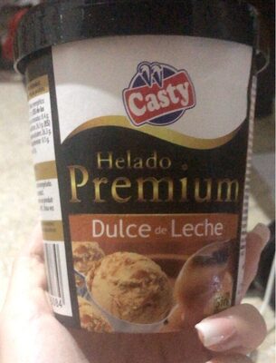 Helado de dulce de leche