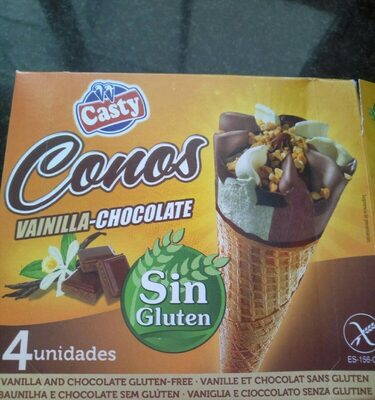 Conos vainilla chocolate