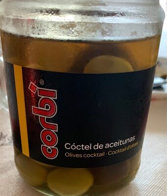 Coctel de aceitunas front packaging