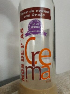 Licor de crema con orujo