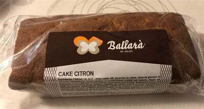 Cake citron front packaging