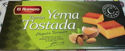 Turrón yema tostada