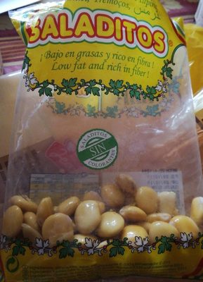 Saladitos Altramuces (Lupin Beans) front packaging
