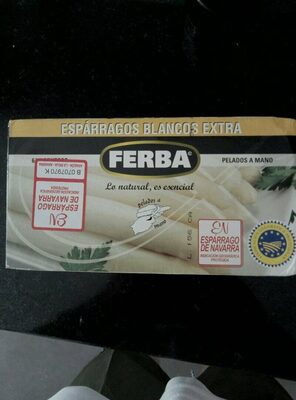 Espárragos blancos extra front packaging