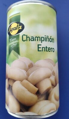 Champiñones entero front packaging