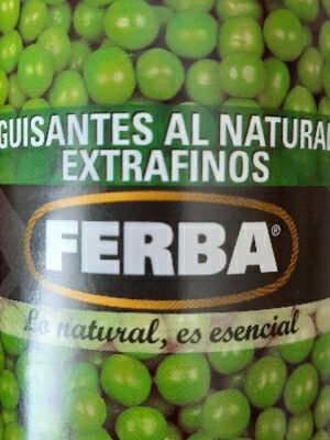 Guisantes al natural