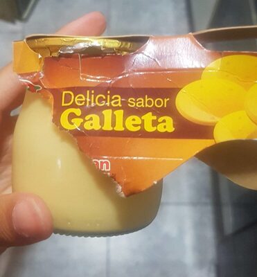 Delicia sabor galleta front packaging