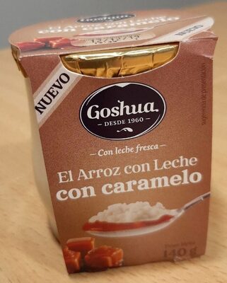 Arroz con leche con caramelo front packaging