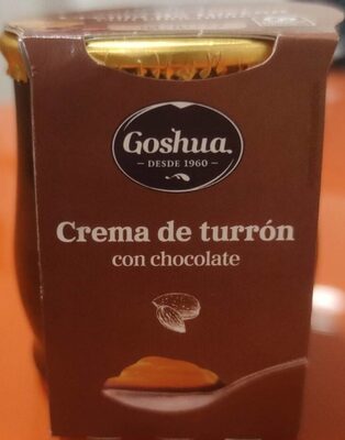 Crema de turrón con chocolate